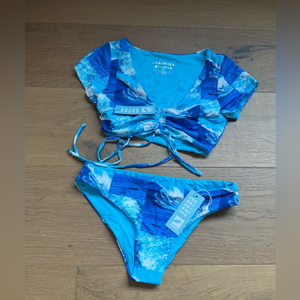 NWT Frankie’s bikinis swimsuit (both size small)